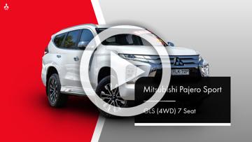 2022 Mitsubishi Pajero Sport QF MY22 GLS (4WD) 7 Seat White 8 Speed Automatic Wagon
