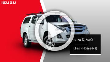 2018 Isuzu D-MAX TF MY18 LS-M HI-Ride (4x4) White 6 Speed Automatic Crew Cab Utility
